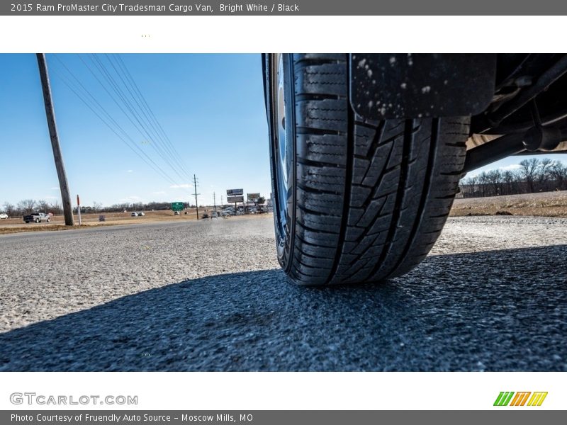 Bright White / Black 2015 Ram ProMaster City Tradesman Cargo Van