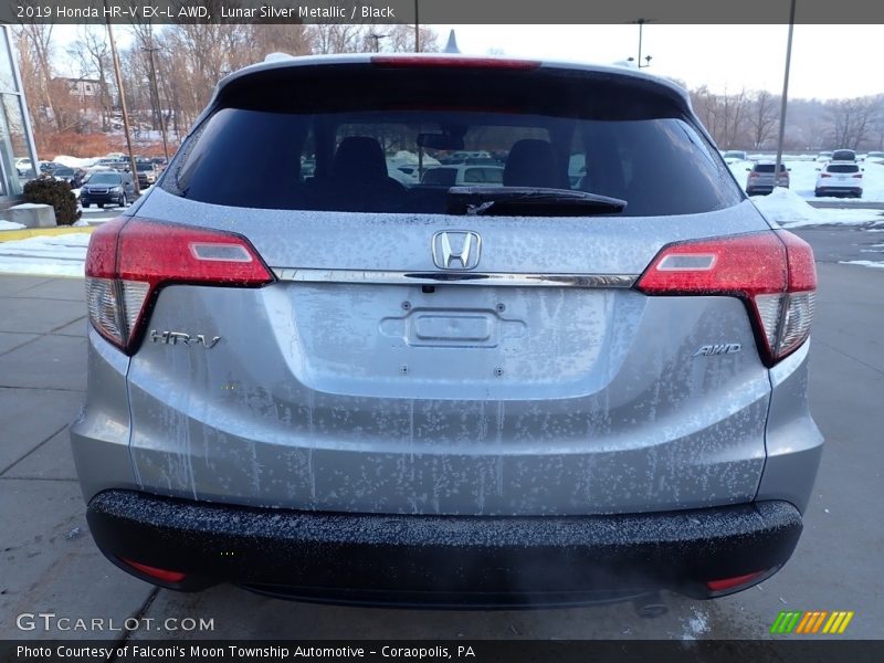 Lunar Silver Metallic / Black 2019 Honda HR-V EX-L AWD