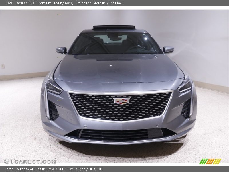 Satin Steel Metallic / Jet Black 2020 Cadillac CT6 Premium Luxury AWD