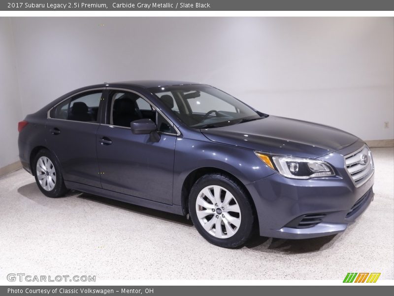Carbide Gray Metallic / Slate Black 2017 Subaru Legacy 2.5i Premium