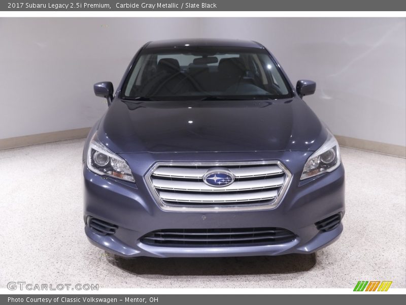 Carbide Gray Metallic / Slate Black 2017 Subaru Legacy 2.5i Premium