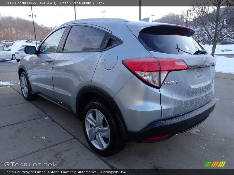 Lunar Silver Metallic / Black 2019 Honda HR-V EX-L AWD