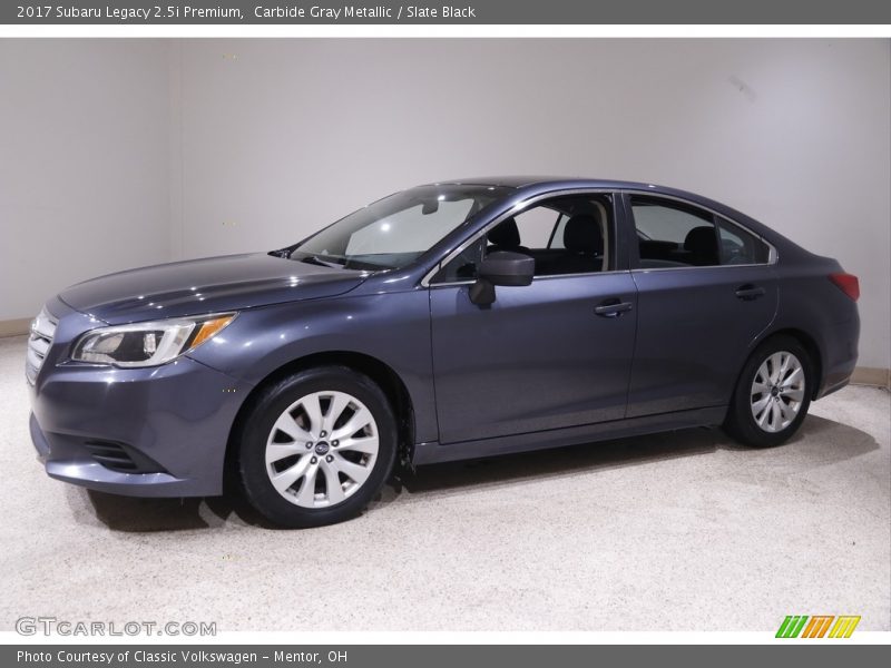 Carbide Gray Metallic / Slate Black 2017 Subaru Legacy 2.5i Premium