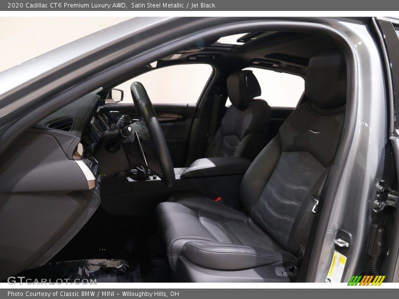 Satin Steel Metallic / Jet Black 2020 Cadillac CT6 Premium Luxury AWD