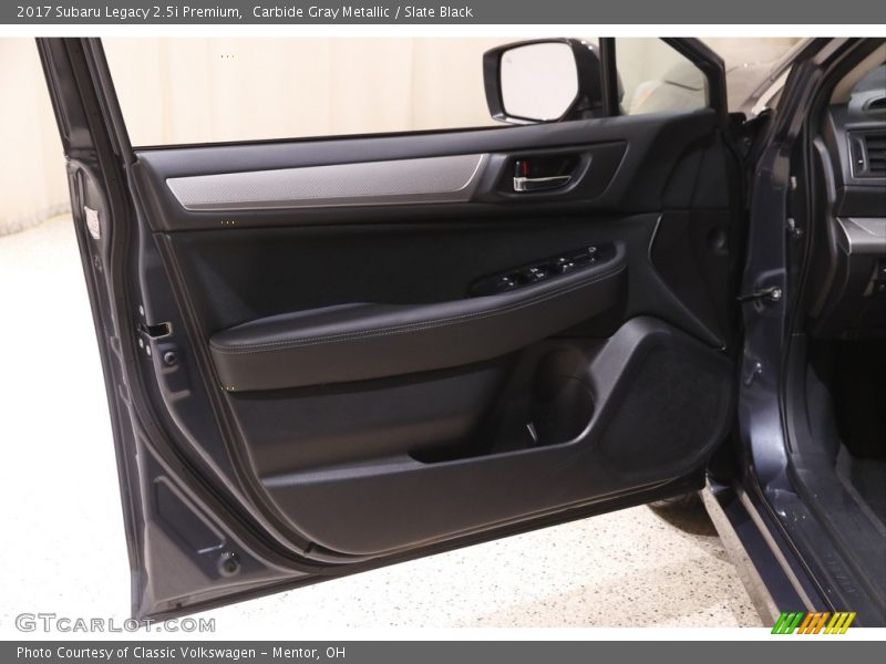 Carbide Gray Metallic / Slate Black 2017 Subaru Legacy 2.5i Premium