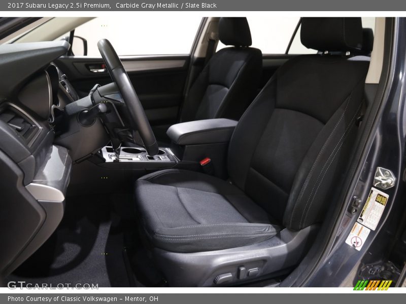 Carbide Gray Metallic / Slate Black 2017 Subaru Legacy 2.5i Premium