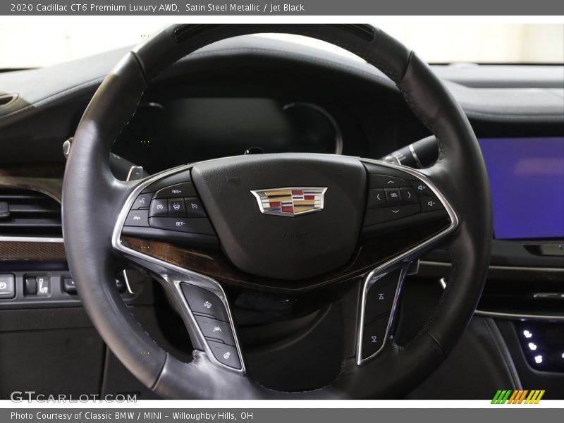 Satin Steel Metallic / Jet Black 2020 Cadillac CT6 Premium Luxury AWD