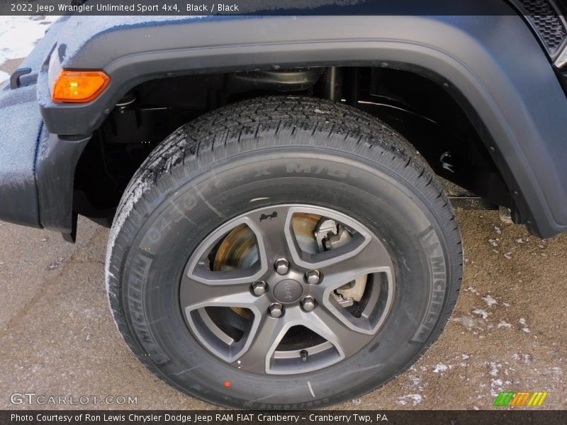 Black / Black 2022 Jeep Wrangler Unlimited Sport 4x4