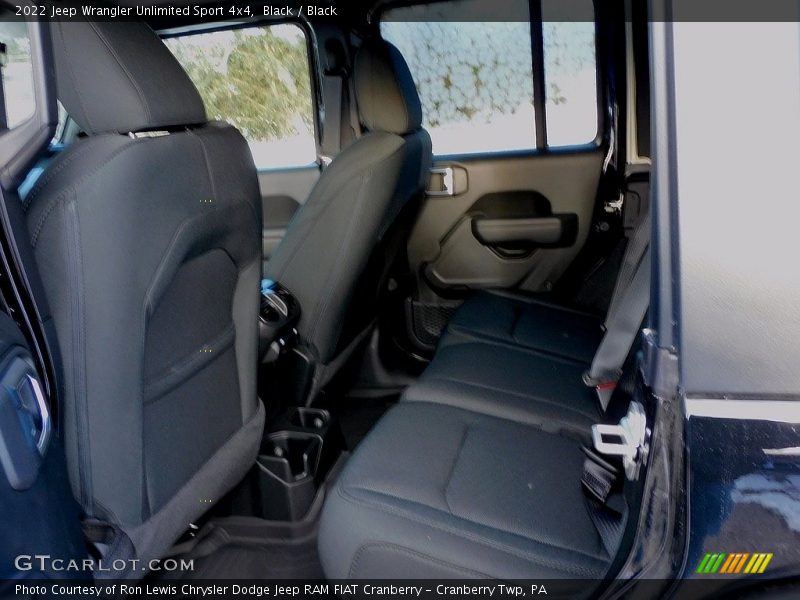 Black / Black 2022 Jeep Wrangler Unlimited Sport 4x4