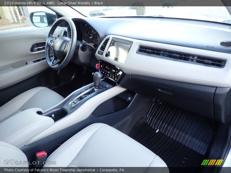 Lunar Silver Metallic / Black 2019 Honda HR-V EX-L AWD