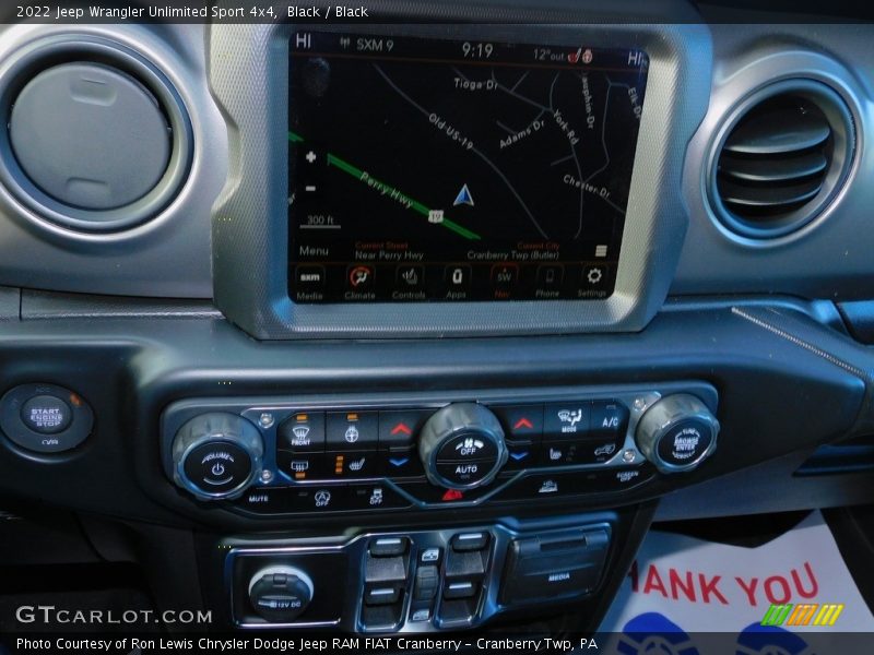 Black / Black 2022 Jeep Wrangler Unlimited Sport 4x4