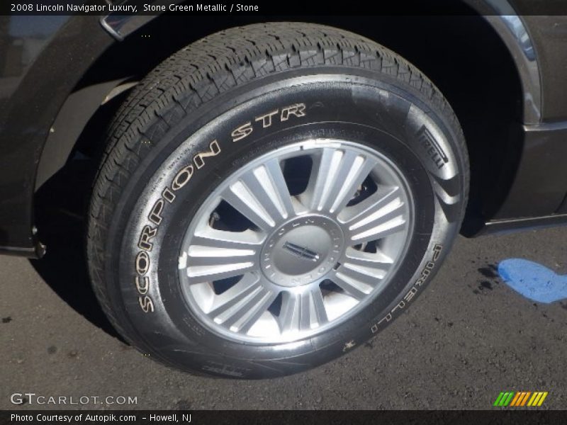 Stone Green Metallic / Stone 2008 Lincoln Navigator Luxury