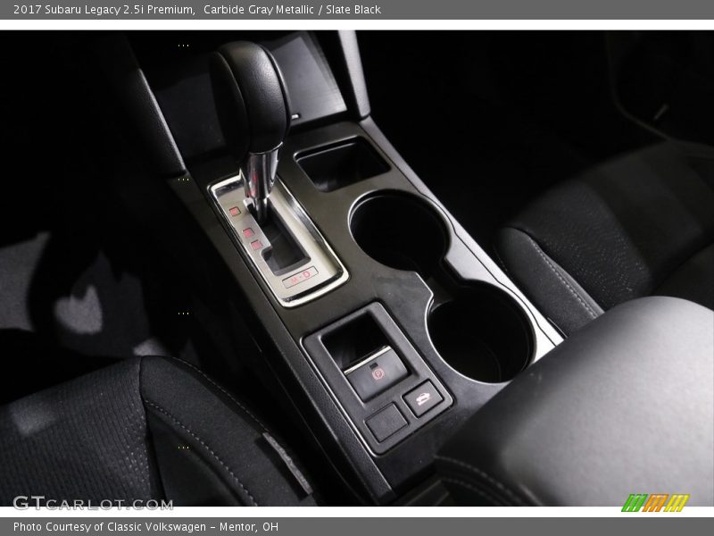Carbide Gray Metallic / Slate Black 2017 Subaru Legacy 2.5i Premium