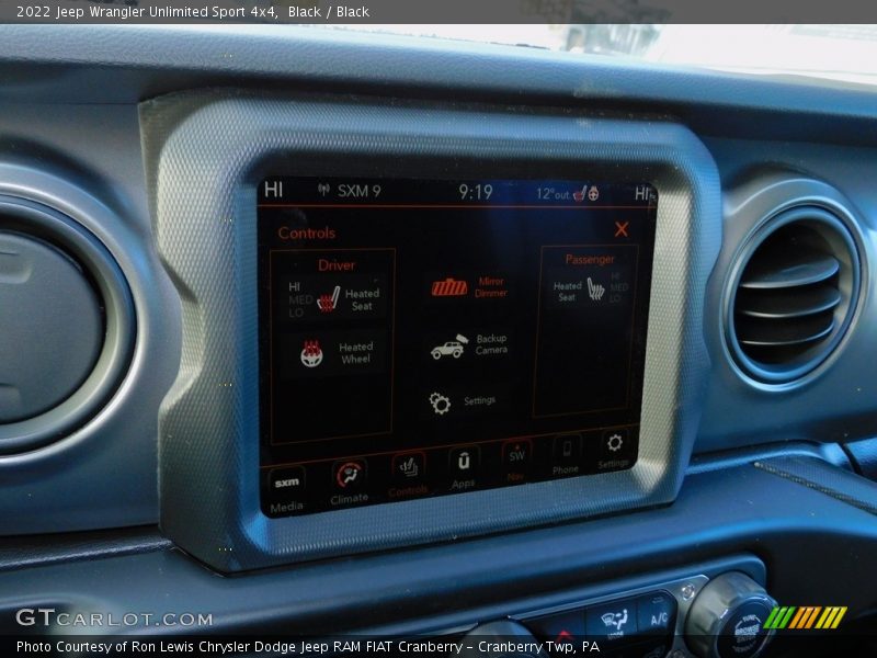 Black / Black 2022 Jeep Wrangler Unlimited Sport 4x4
