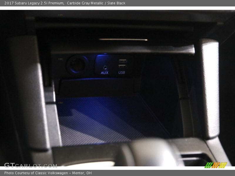 Carbide Gray Metallic / Slate Black 2017 Subaru Legacy 2.5i Premium