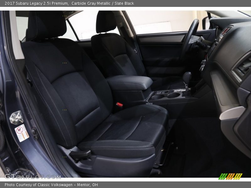 Carbide Gray Metallic / Slate Black 2017 Subaru Legacy 2.5i Premium