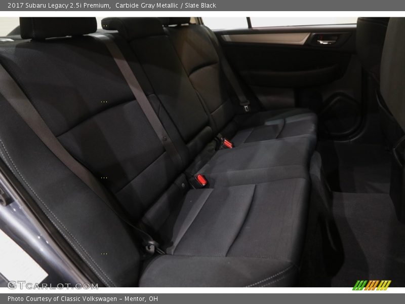 Carbide Gray Metallic / Slate Black 2017 Subaru Legacy 2.5i Premium