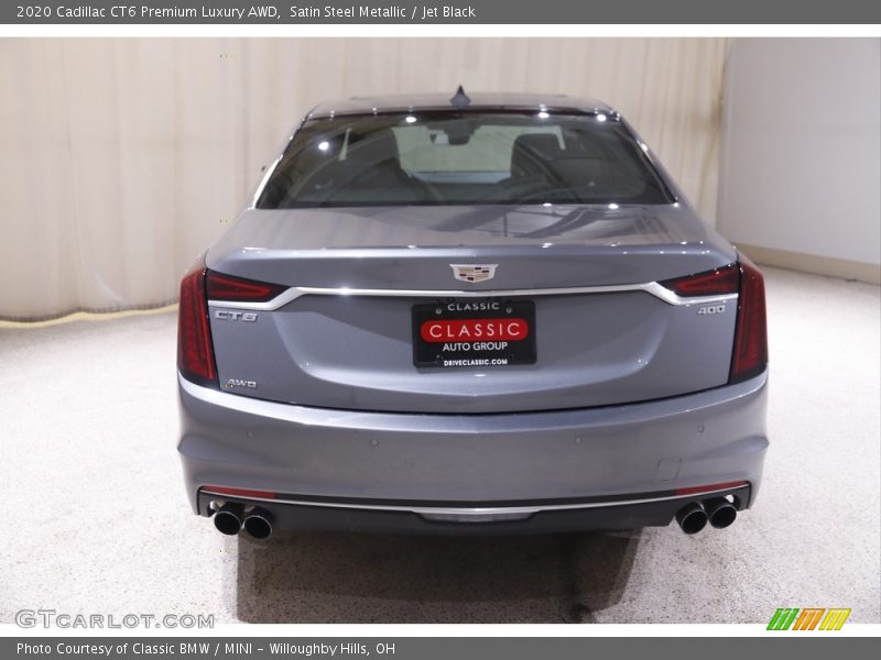 Satin Steel Metallic / Jet Black 2020 Cadillac CT6 Premium Luxury AWD