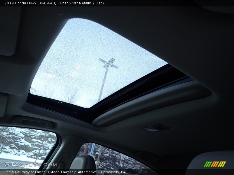 Lunar Silver Metallic / Black 2019 Honda HR-V EX-L AWD