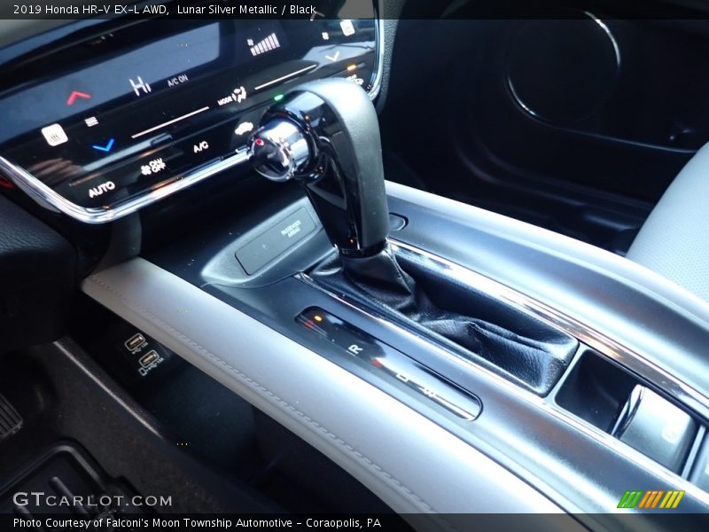 Lunar Silver Metallic / Black 2019 Honda HR-V EX-L AWD