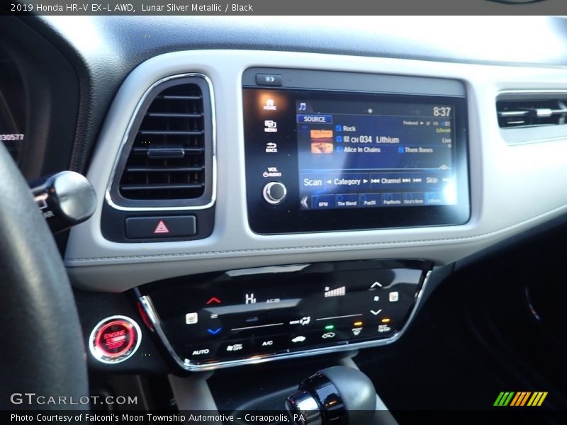 Lunar Silver Metallic / Black 2019 Honda HR-V EX-L AWD