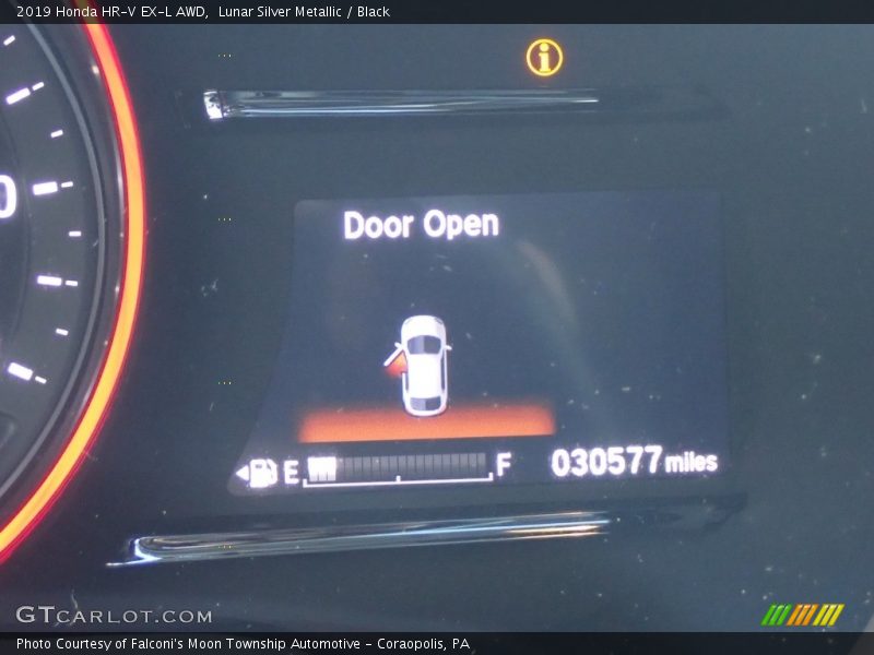 Lunar Silver Metallic / Black 2019 Honda HR-V EX-L AWD