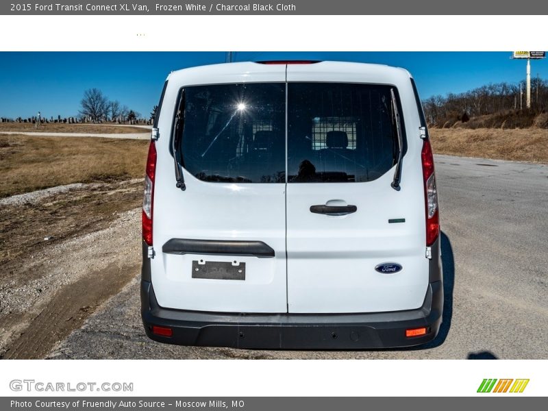 Frozen White / Charcoal Black Cloth 2015 Ford Transit Connect XL Van