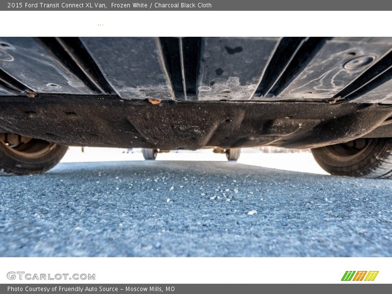 Frozen White / Charcoal Black Cloth 2015 Ford Transit Connect XL Van