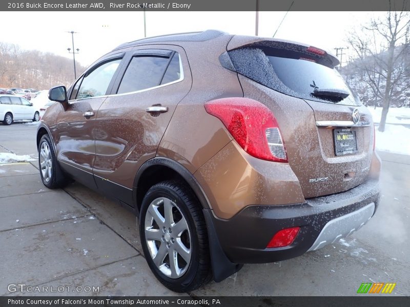 River Rock Metallic / Ebony 2016 Buick Encore Leather AWD