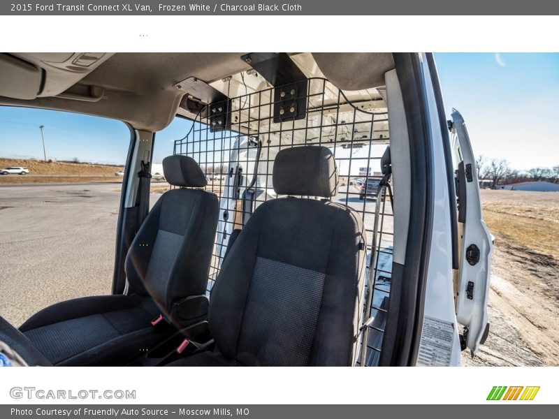Frozen White / Charcoal Black Cloth 2015 Ford Transit Connect XL Van