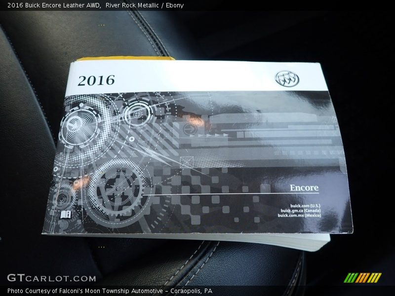 River Rock Metallic / Ebony 2016 Buick Encore Leather AWD