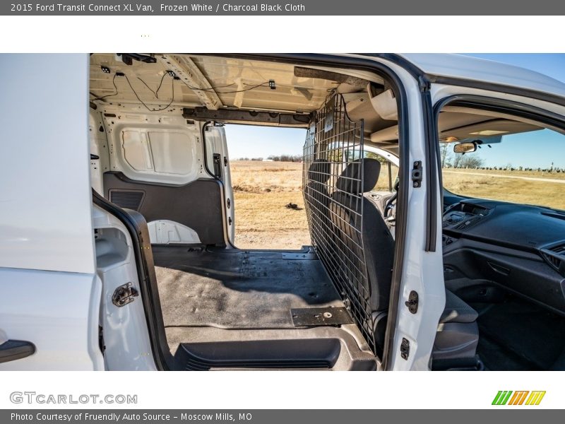Frozen White / Charcoal Black Cloth 2015 Ford Transit Connect XL Van