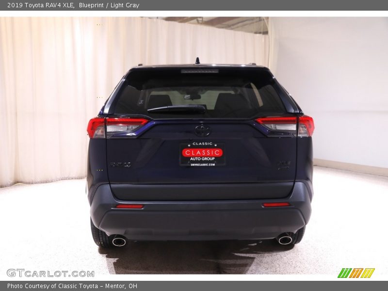 Blueprint / Light Gray 2019 Toyota RAV4 XLE