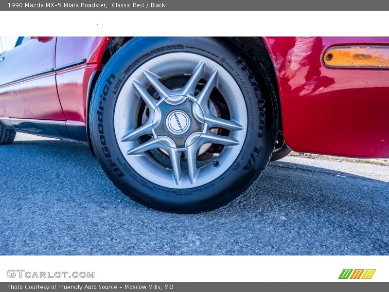 Classic Red / Black 1990 Mazda MX-5 Miata Roadster