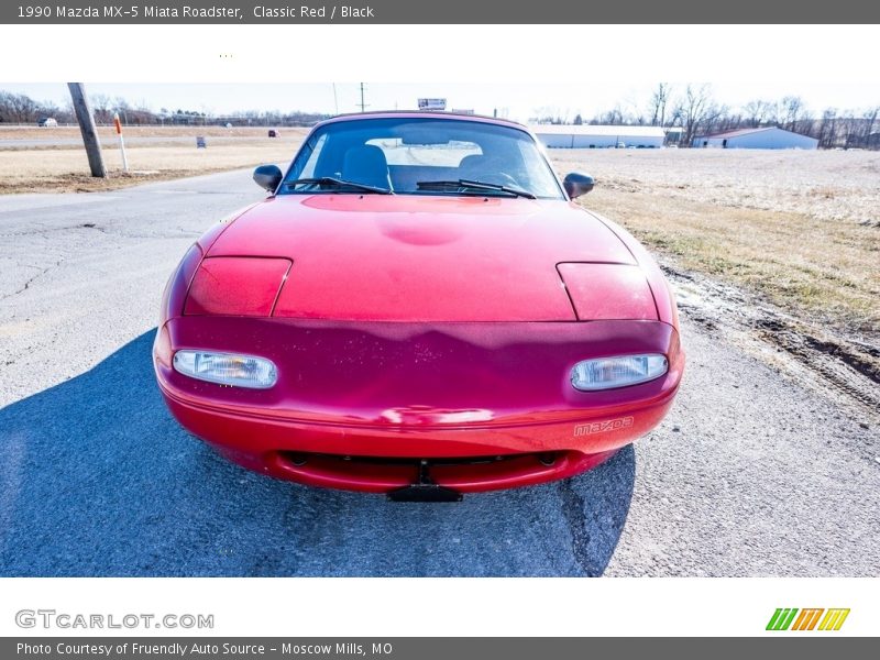 Classic Red / Black 1990 Mazda MX-5 Miata Roadster