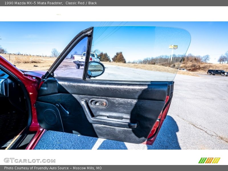 Classic Red / Black 1990 Mazda MX-5 Miata Roadster