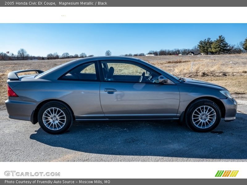 Magnesium Metallic / Black 2005 Honda Civic EX Coupe