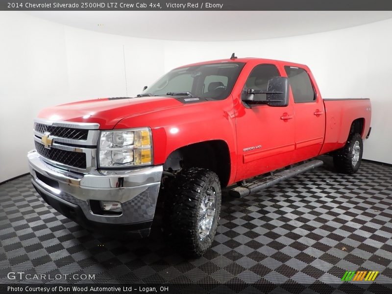 Victory Red / Ebony 2014 Chevrolet Silverado 2500HD LTZ Crew Cab 4x4