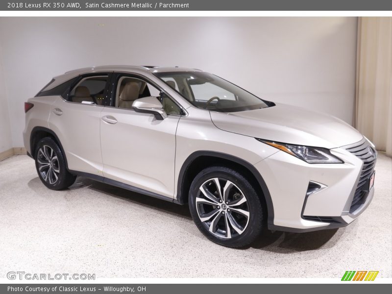 Satin Cashmere Metallic / Parchment 2018 Lexus RX 350 AWD