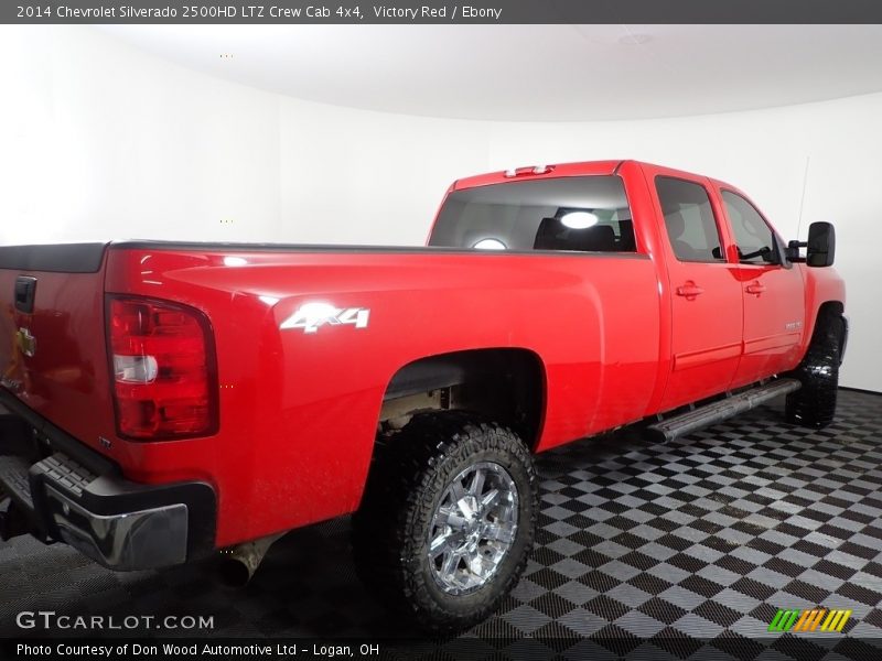 Victory Red / Ebony 2014 Chevrolet Silverado 2500HD LTZ Crew Cab 4x4