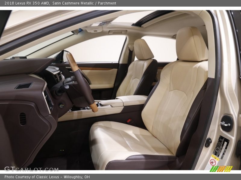 Satin Cashmere Metallic / Parchment 2018 Lexus RX 350 AWD