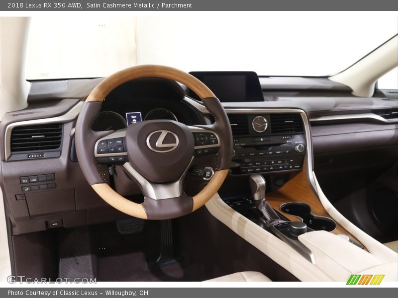 Satin Cashmere Metallic / Parchment 2018 Lexus RX 350 AWD
