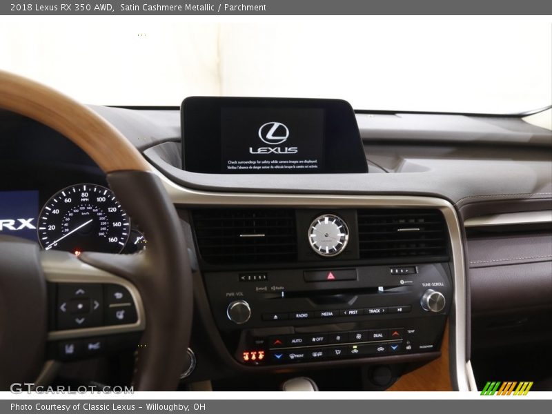 Satin Cashmere Metallic / Parchment 2018 Lexus RX 350 AWD