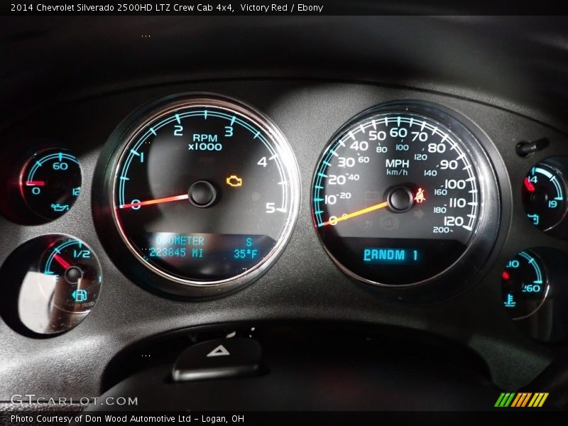 Victory Red / Ebony 2014 Chevrolet Silverado 2500HD LTZ Crew Cab 4x4