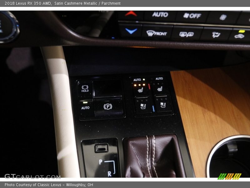 Satin Cashmere Metallic / Parchment 2018 Lexus RX 350 AWD