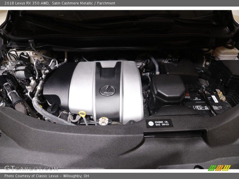 Satin Cashmere Metallic / Parchment 2018 Lexus RX 350 AWD