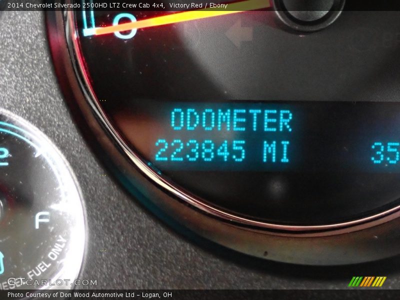 Victory Red / Ebony 2014 Chevrolet Silverado 2500HD LTZ Crew Cab 4x4