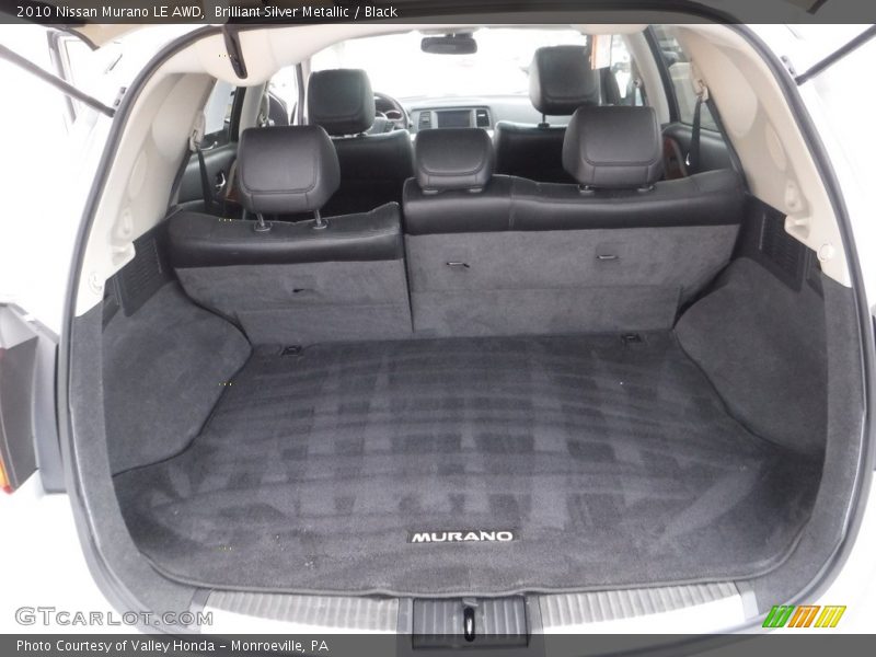 Brilliant Silver Metallic / Black 2010 Nissan Murano LE AWD