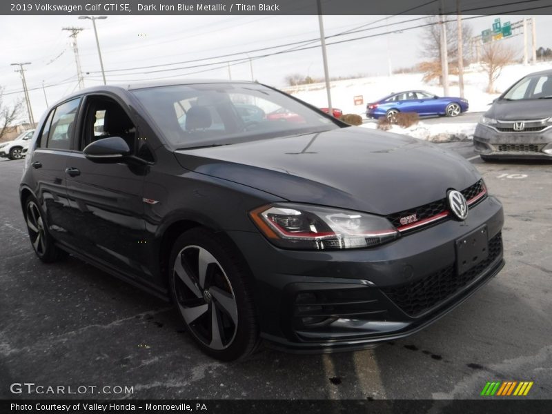 Dark Iron Blue Metallic / Titan Black 2019 Volkswagen Golf GTI SE