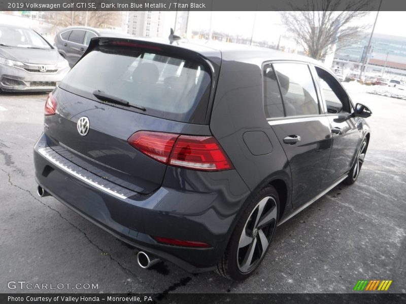Dark Iron Blue Metallic / Titan Black 2019 Volkswagen Golf GTI SE